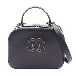 Chanel Matelasse Vanity Bag Leather